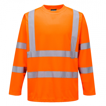 Tricou cu maneca lunga reflectorizant Portwest HIVIS S178, 100% poliester, 150 gr/mp [0]