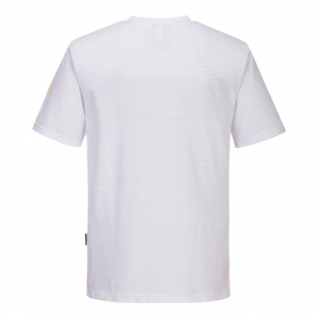 Tricou clasic antistatic Portwest AS20 ESD,  96% bumbac, 4% fibra carbon, 195 gr/mp [2]