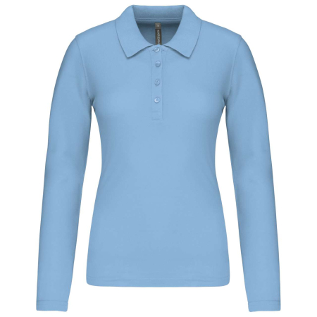 Tricou polo cu maneca lunga dama Kariban KA257 PIQUÉ, 100% bumbac, 180 gr/mp [0]