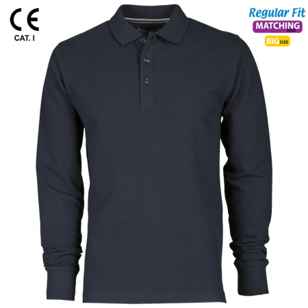 Tricouri polo - Tricou polo cu maneca lunga Payper FLORENCE, 100% bumbac, 220 gr/mp