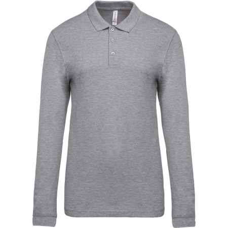 Tricou polo cu maneca lunga Kariban KA256 PIQUÉ, 100% bumbac, 180 gr/mp [4]