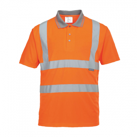 Tricouri polo reflectorizante - Tricou polo reflectorizant Portwest RIS RT22, 100% poliester, 175 gr/mp
