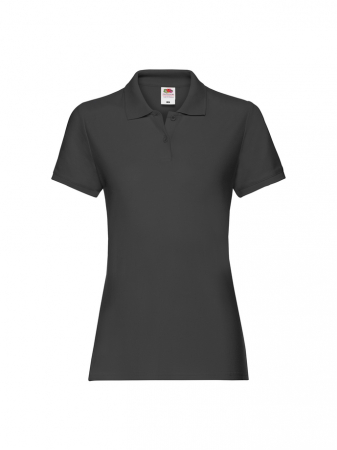Tricou polo dama Fruit of the Loom FOL PREMIUM, 100% bumbac, 180 gr/mp [0]
