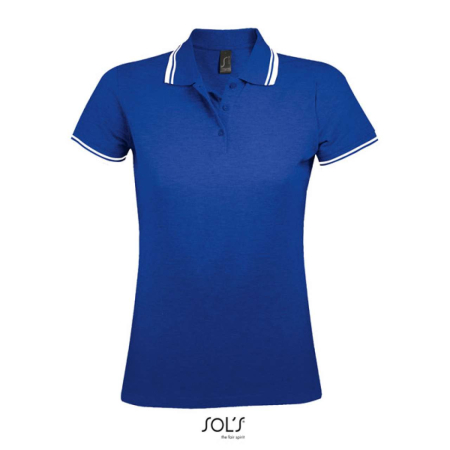 Imbracaminte de lucru - Tricou polo dama Sols 00578 PASADENA, 100% bumbac, 200 gr/mp