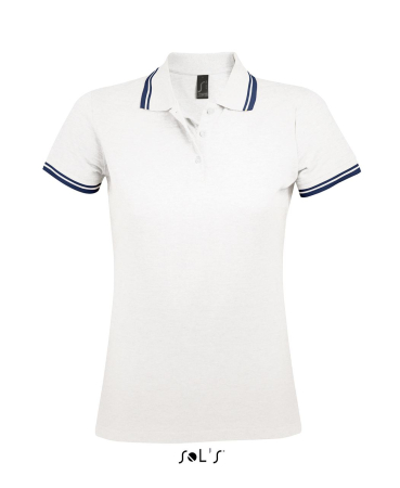 Tricou polo dama Sols 00578 PASADENA, 100% bumbac, 200 gr/mp [0]