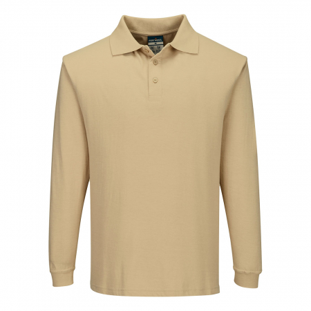 Imbracaminte de lucru - Tricou polo de protectie ignifuga Portwest FLAME RESISTANT FR10, 60% modacrilic, 39% bumbac, 1% fibra carbon, 200 gr/mp