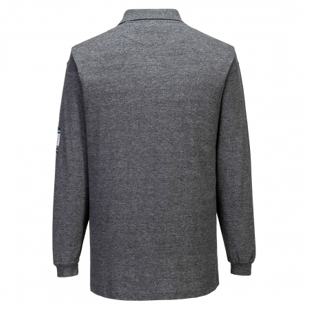 Tricou polo de protectie ignifuga Portwest FLAME RESISTANT FR10, 60% modacrilic, 39% bumbac, 1% fibra carbon, 200 gr/mp [1]