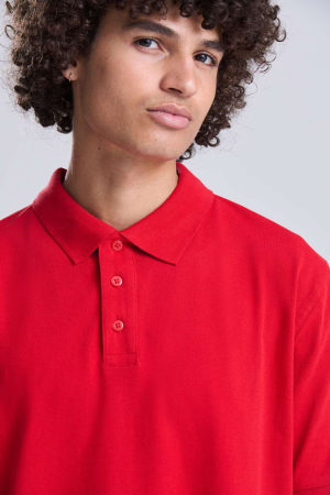 Tricou polo lung Just Polos THE 100, 100% bumbac, 180 g/mp [2]