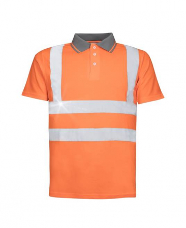 Tricou polo reflectorizant Ardon REF201, bumbac 55/45, 150 gr/mp [0]