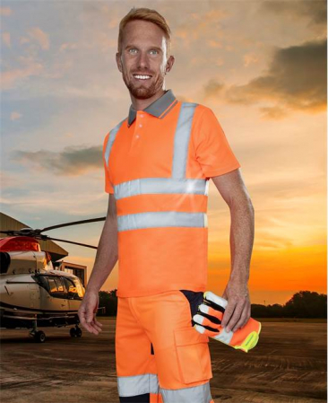 Tricou polo reflectorizant Ardon REF201, bumbac 55/45, 150 gr/mp [1]