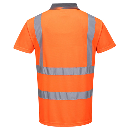 Tricou polo reflectorizant Portwest RIS RT22, 100% poliester, 175 gr/mp [2]