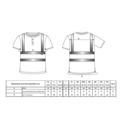 Tricou polo reflectorizant Portwest RIS RT22, 100% poliester, 175 gr/mp [1]