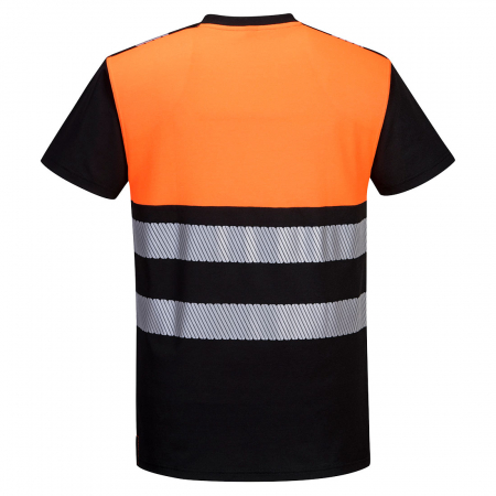 Tricou clasic reflectorizant Portwest PW311 PW3 55% bumbac, 45% poliester, 175g [2]