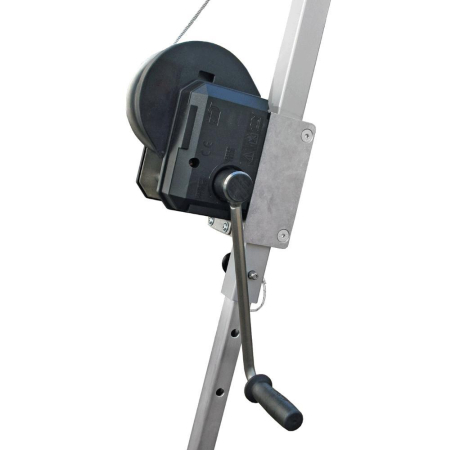 Trepiezi | Trolii pentru lucru in puturi | canale - Troliu manual pentru materiale, Ikar IKLW, 11,2kg, 20m, max. 300kg, compatibil cu trepied DB-A3 si DB-A3R