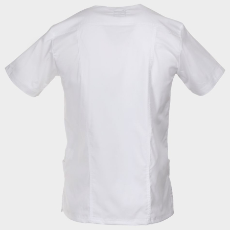  Tunica medicala pentru barbati VICTOR ALB [7]