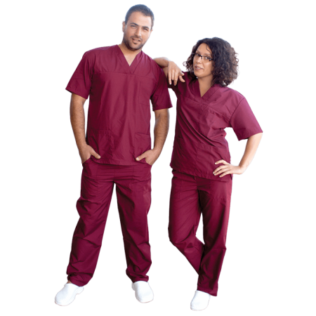 Costum tunica si pantaloni de lucru BeUnique M3, tercot 65/35, 120 gr/mp [1]