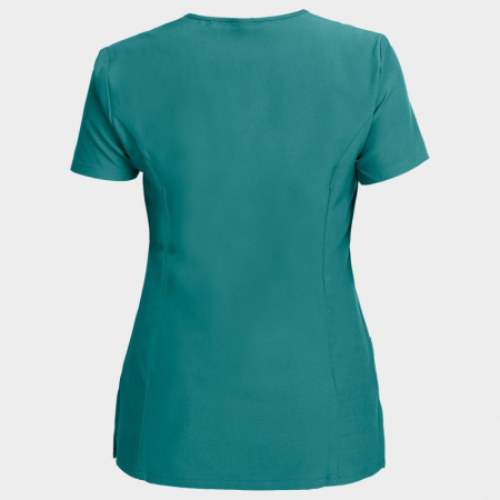 Tunica de lucru cu maneca scurta dama BeUnique NOBBY, 94% poliester, 6% elastan, 170 gr/mp [4]