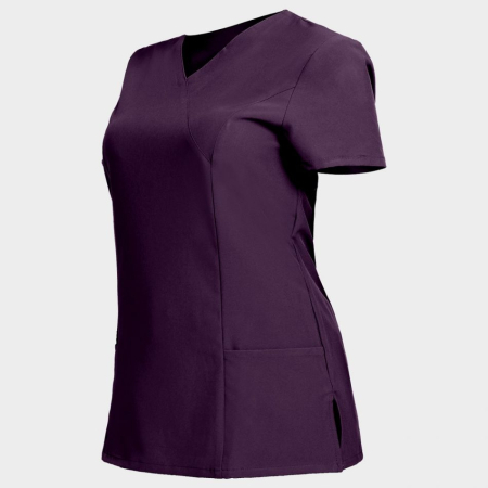 Tunica de lucru cu maneca scurta dama BeUnique NOBBY, 94% poliester, 6% elastan, 170 gr/mp [3]