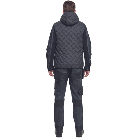 Vesta de lucru cu gluga Cerva NEURUM,100% poliester [3]