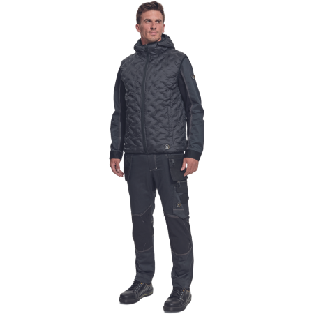 Vesta de lucru cu gluga Cerva NEURUM,100% poliester [2]