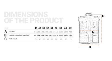 Vesta de lucru Stenso CARGO DM, tercot, 235 gr/mp [1]