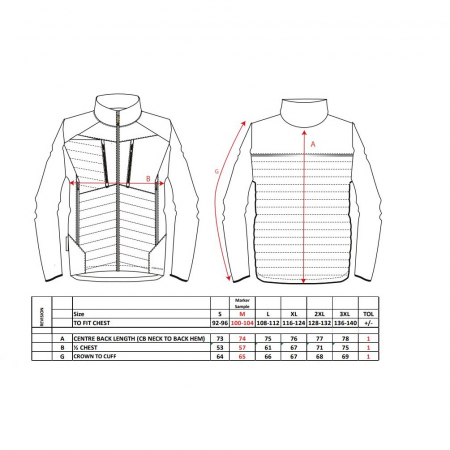 Jacheta softshell Portwest BAFFLE HYBRID DX471 DX4, 100% Nailon, 65g [1]