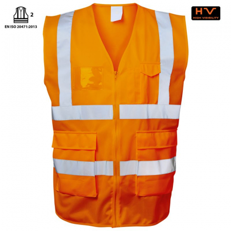 Imbracaminte de lucru - Vesta reflectorizanta EWALD, 100% poliester
