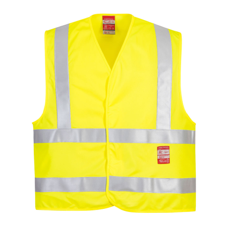 Veste reflectorizante - Vesta reflectorizanta ignifuga Portwest HIVIS FR75, 100% poliester, 120g