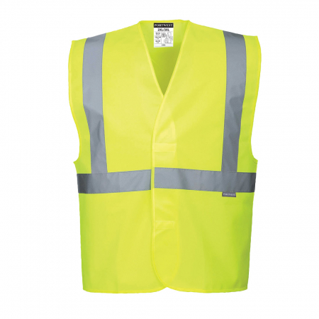 Imbracaminte de lucru - Vesta reflectorizanta Portwest C472, 100% poliester, 124 gr/mp