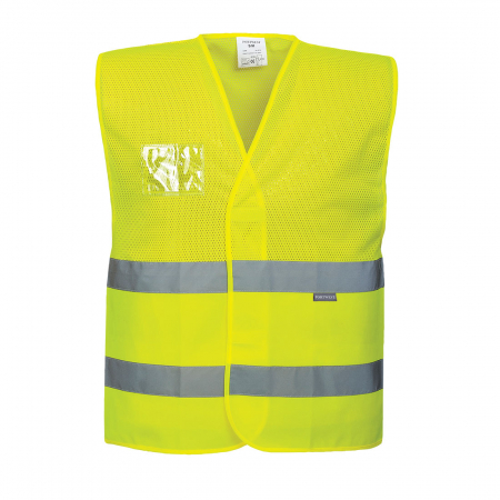 Vesta reflectorizanta tip plasa Portwest C494, 100% poliester, 124 gr/mp [0]