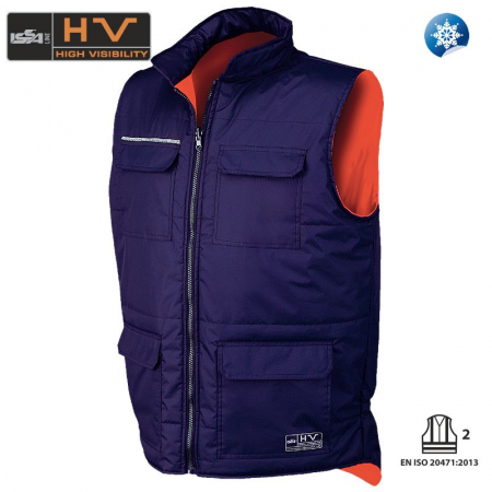 Imbracaminte de lucru - Vesta reversibila relectorizanta REVERSE, 100% poliester