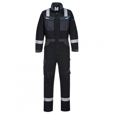 Imbracaminte de lucru - Combinezon ignifug Portwest FR503 - WX3 FR, 60% modacrilic, 39% bumbac, 1% fibre carbon, 280g