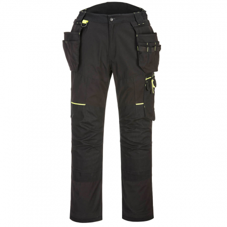 Imbracaminte de lucru - Pantaloni de lucru in talie Portwest T706 WX3 ECO STRETCH HOLSTER, 65% poliester reciclat, 33% bumbac, 2% elastan 280g