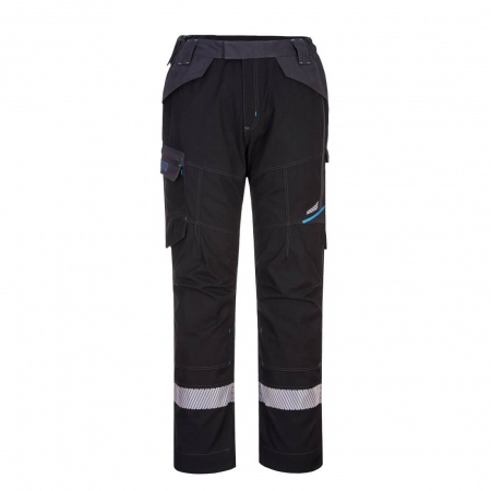 Pantaloni talie ignifugi - Pantaloni ignifugati Portwest SERVICE FR FR402 WX3, 60% modacrIlic, 36% bumbac, 3% elastan, 1% fibra carbon, 280g