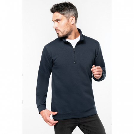 Bluza de iarna Kariban K478, 80% bumbac, 20% poliester, fermoar scurt, 280 gr/mp [5]
