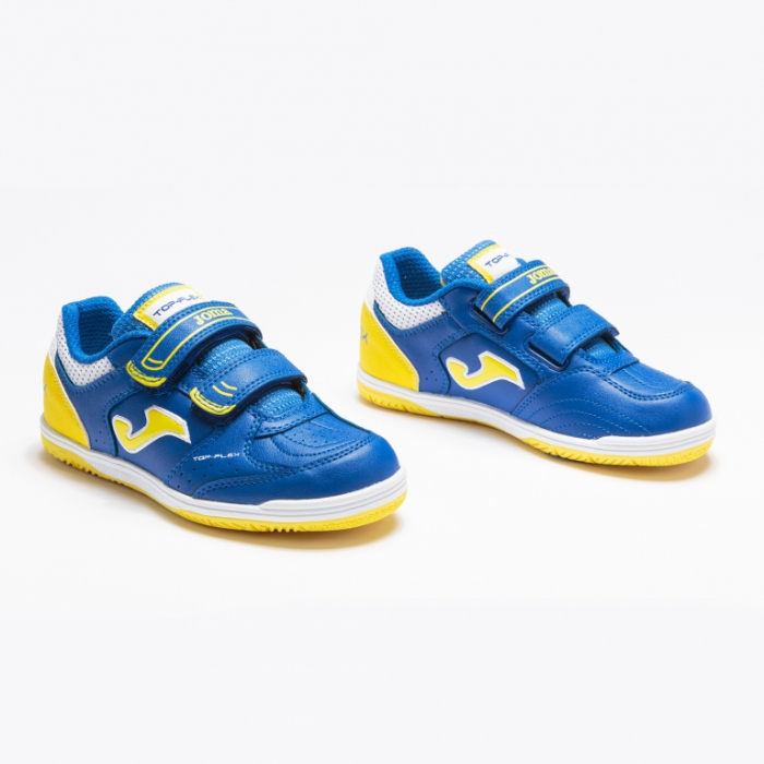 Ghete fotbal copii cu velcro Top Flex JR pentru teren sală TPJS2105INV [4]