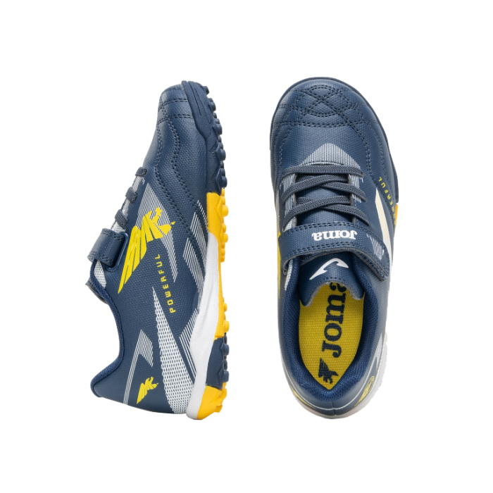 Ghete fotbal cu velcro copii Powerfull JR pentru teren sintetic POJS2603TFV [2]