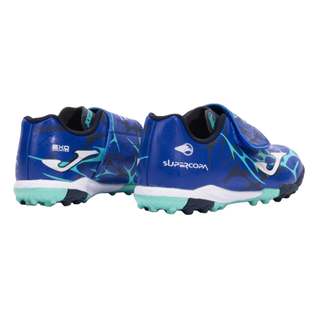Ghete fotbal copii Super Copa JR cu velcro, teren sintetic, SCJW2504TFV [3]