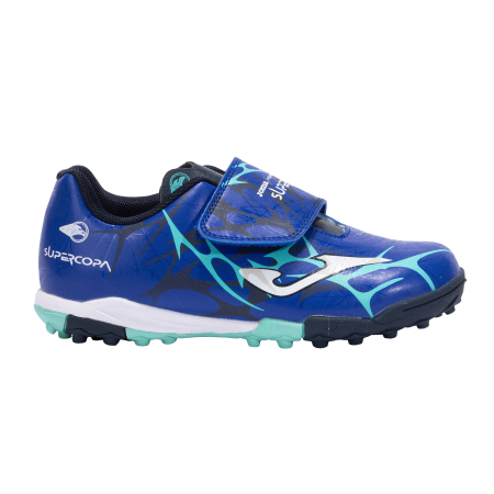 Sport - Ghete fotbal copii Super Copa JR cu velcro, teren sintetic, SCJW2504TFV