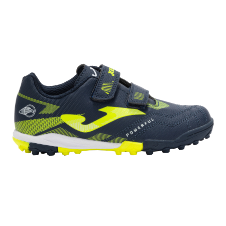 Fotbal - Ghete fotbal cu velcro copii Powerful JR pentru teren sintetic POJW2503TFV