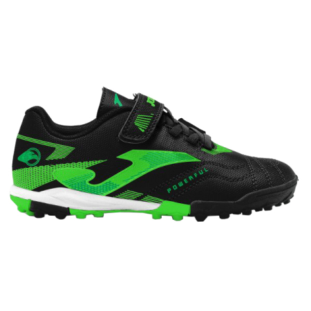 Copii - Ghete fotbal cu velcro copii Powerfull JR pentru teren sintetic POJS2601TFV