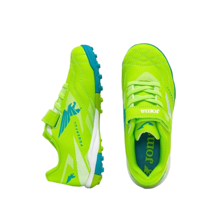 Ghete fotbal cu velcro copii Powerfull JR pentru teren sintetic POJS2615TFV [4]