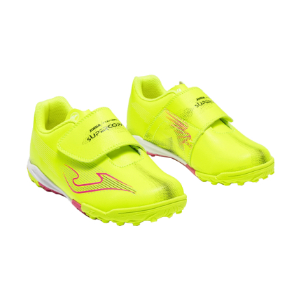 Ghete fotbal cu velcro copii Supercopa JR pentru teren sintetic SUJS2609TFV [2]