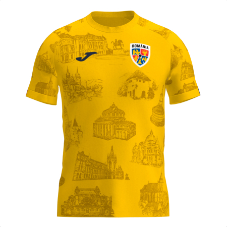Fotbal - Tricou oficial de incalzire maneca scurta nationala Romaniei AH10601B2101