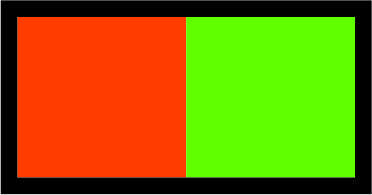 Portocaliu fluorescent-Verde fluorescent