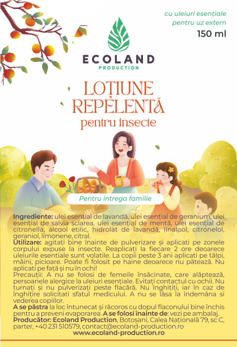 Loțiune repelentă pentru insecte 100 ml [2]