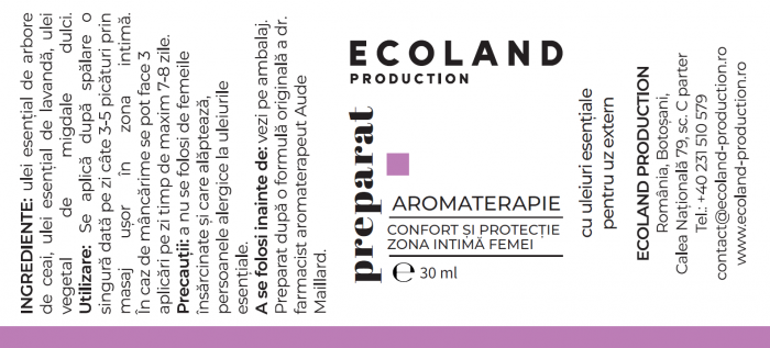 Preaparat confort și protecție zona intimă femei - 30 ml [2]