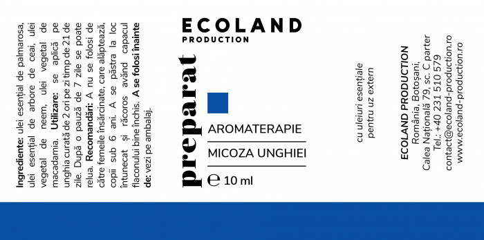 Preparat aromaterapie PENTRU MICOZA UNGHIEI - 10 ml. [2]