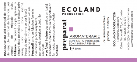 Preaparat confort și protecție zona intimă femei - 30 ml [1]