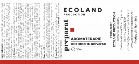 Preparat aromaterapie ANTIBIOTIC UNIVERSAL 30ml [1]